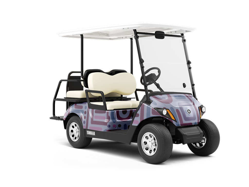 Austere Principe Abstract Wrapped Golf Cart