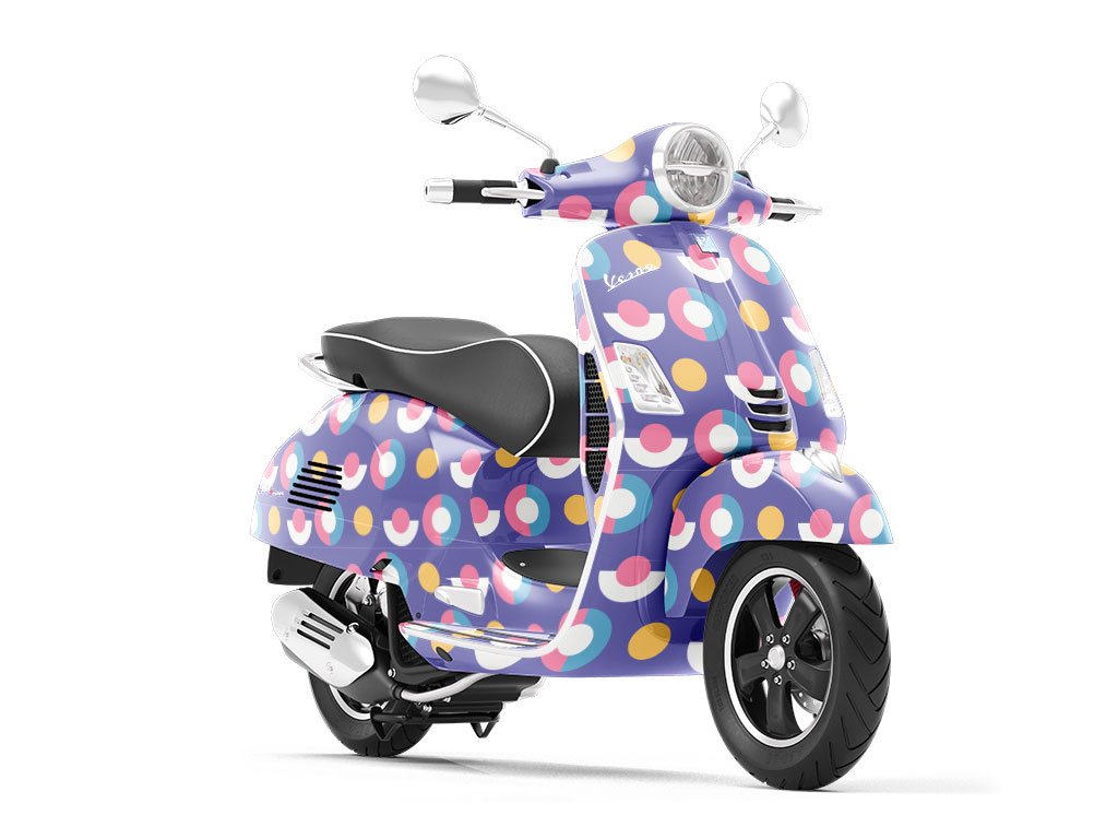 Boat Party Abstract Vespa Scooter Wrap Film