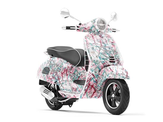Captured  Abstract Vespa Scooter Wrap Film