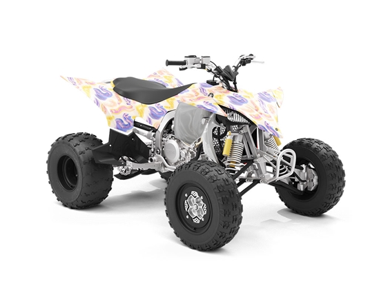Champagne Year Abstract ATV Wrapping Vinyl