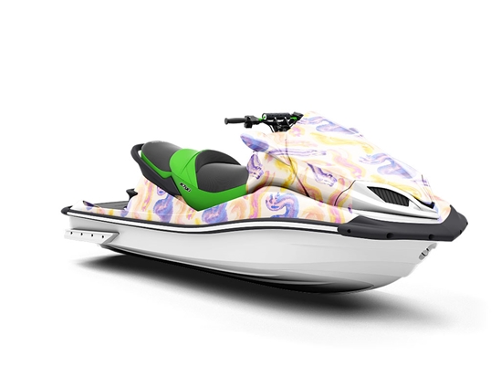 Champagne Year Abstract Jet Ski Vinyl Customized Wrap