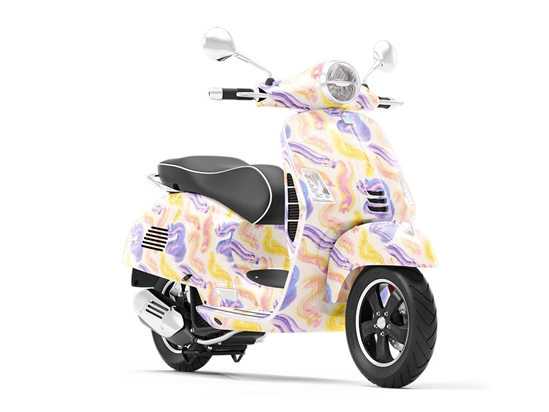 Champagne Year Abstract Vespa Scooter Wrap Film