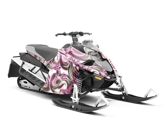 Come Along Abstract Custom Wrapped Snowmobile