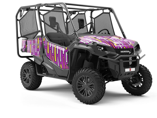 Credit Line Abstract Utility Vehicle Vinyl Wrap