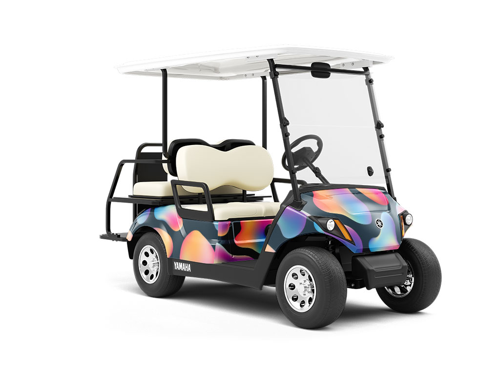 Cybertronic Separation Abstract Wrapped Golf Cart