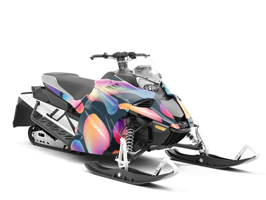 Cybertronic Separation Abstract Custom Wrapped Snowmobile