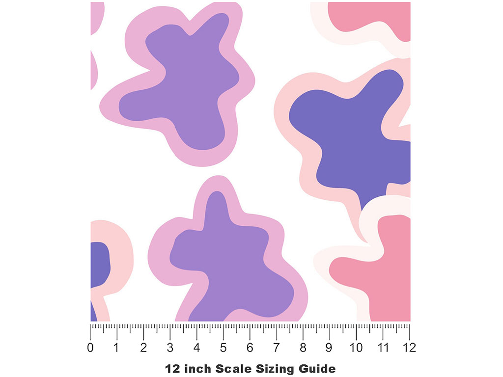 Dancing Type Abstract Vinyl Film Pattern Size 12 inch Scale