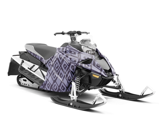 Deep Core Abstract Custom Wrapped Snowmobile