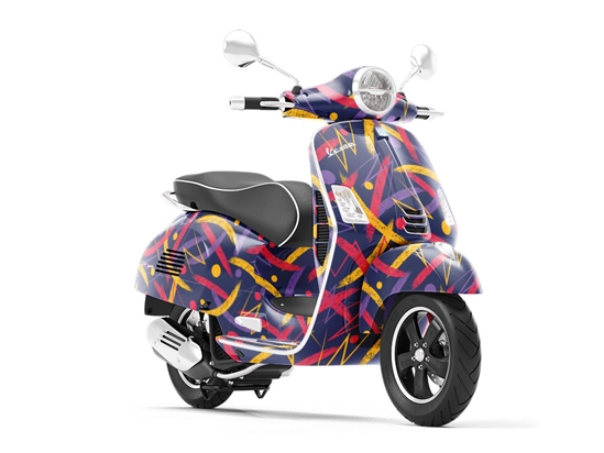 Deep Wilds Abstract Vespa Scooter Wrap Film