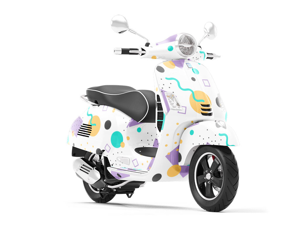 Dice King Abstract Vespa Scooter Wrap Film