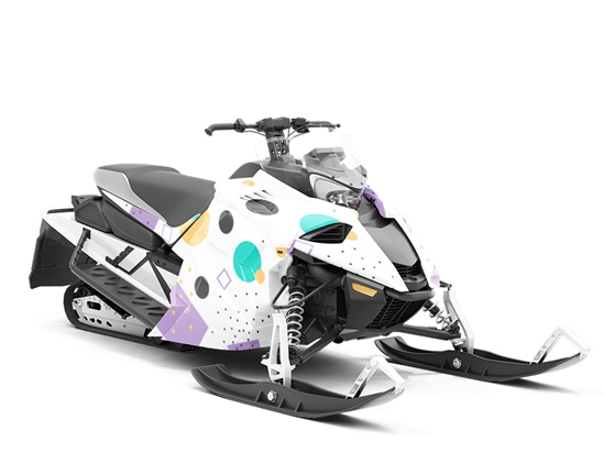 Dice King Abstract Custom Wrapped Snowmobile