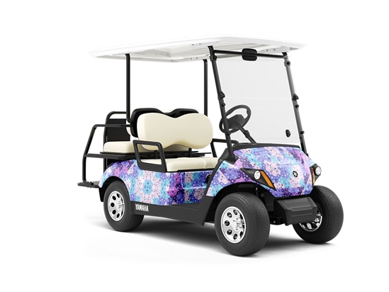 Fragile Glass Abstract Wrapped Golf Cart