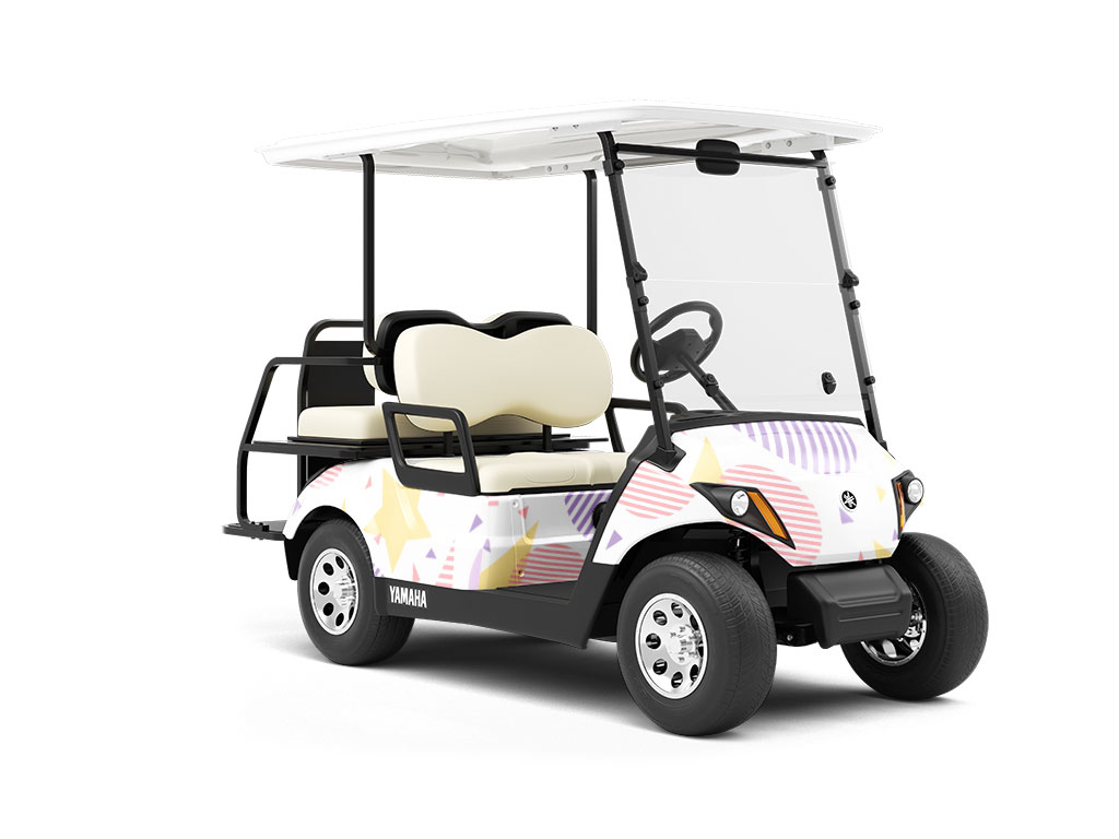 Indie GoGo Abstract Wrapped Golf Cart