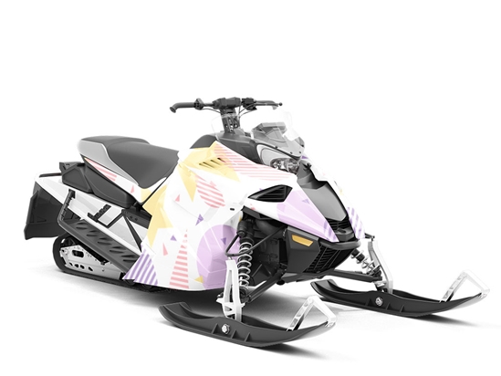 Indie GoGo Abstract Custom Wrapped Snowmobile