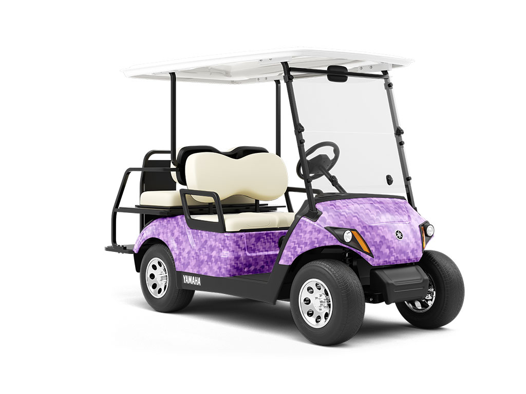Phoenician Dye Abstract Wrapped Golf Cart
