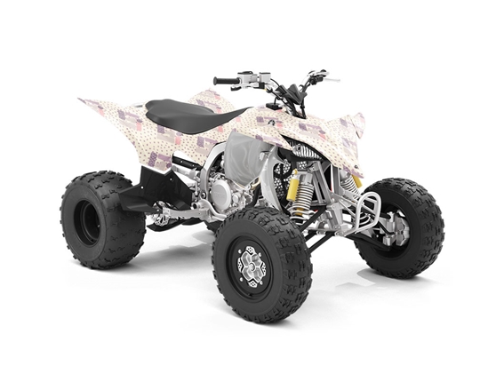Plum Pudding Abstract ATV Wrapping Vinyl
