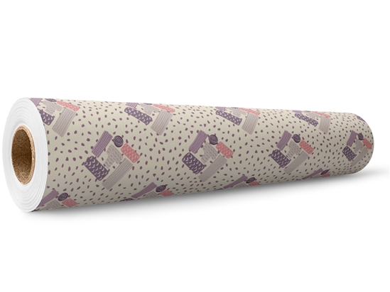 Plum Pudding Abstract Wrap Film Wholesale Roll