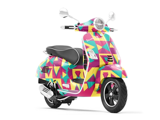 Prank Call Abstract Vespa Scooter Wrap Film
