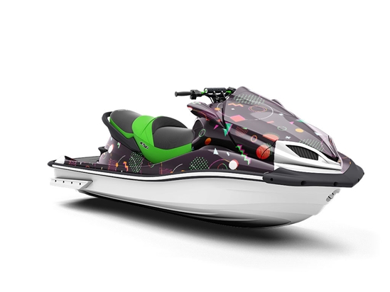 Saturn Scout Abstract Jet Ski Vinyl Customized Wrap