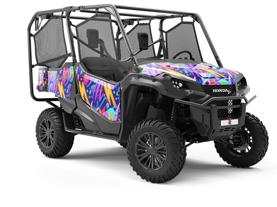 Serious Competition Abstract Utility Vehicle Vinyl Wrap