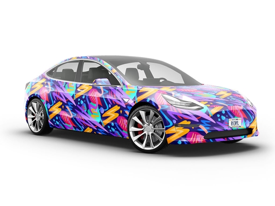 Serious Competition Abstract Vehicle Vinyl Wrap