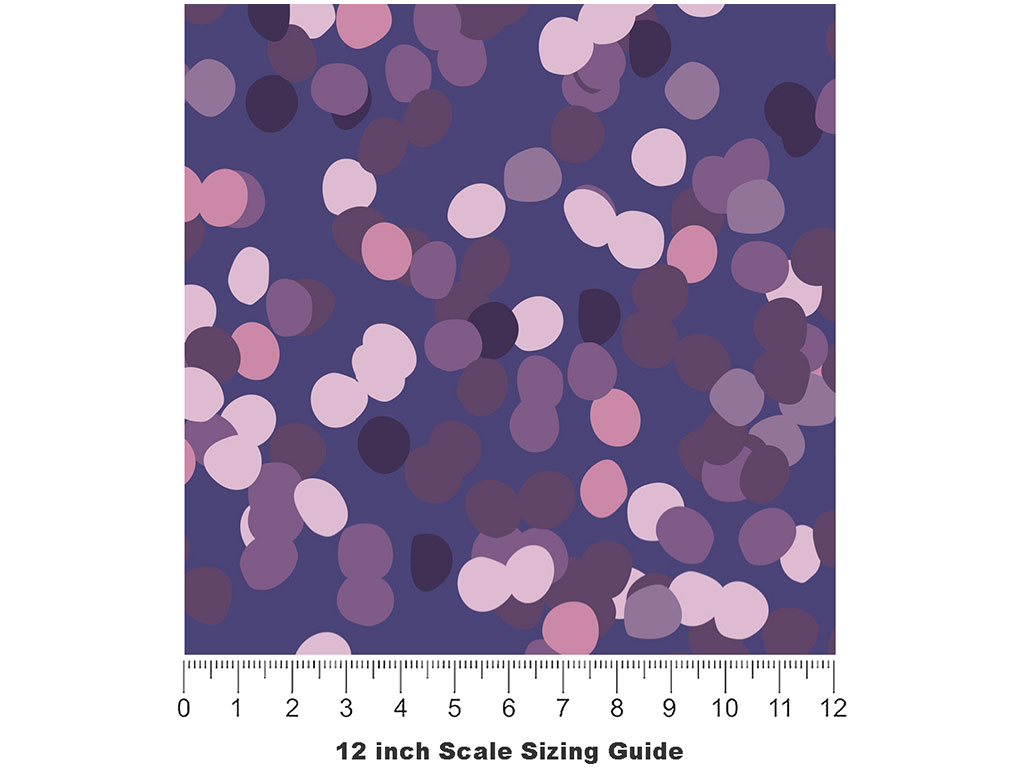 Sour Grapes Abstract Vinyl Film Pattern Size 12 inch Scale
