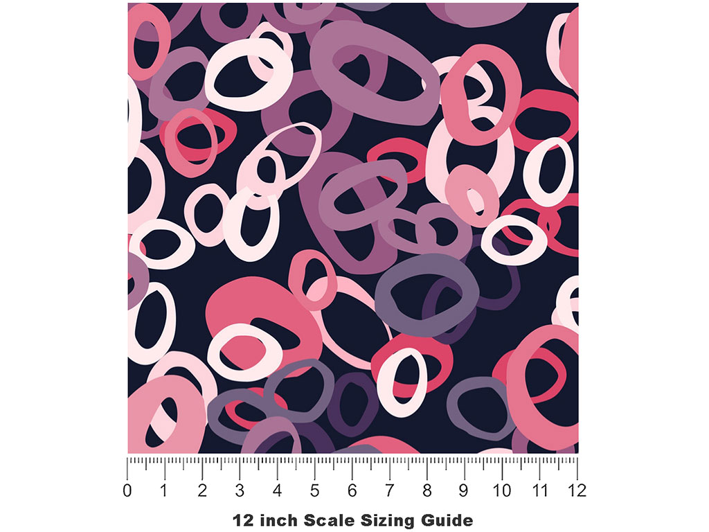 The Gang Abstract Vinyl Film Pattern Size 12 inch Scale