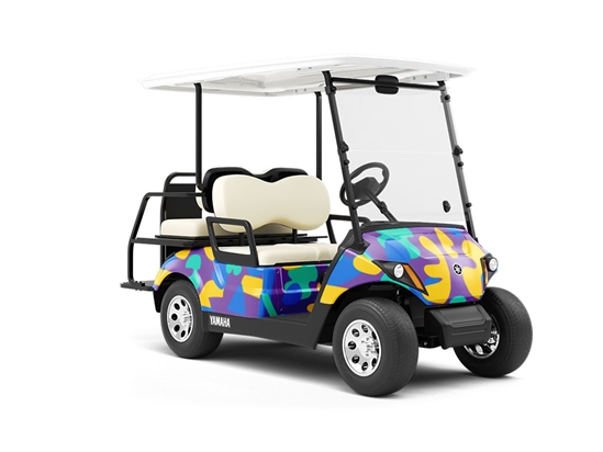 The Murex Abstract Wrapped Golf Cart