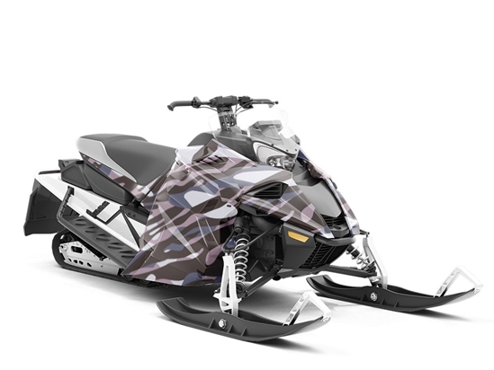Ultra Mystery Abstract Custom Wrapped Snowmobile