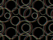 Black Rainbow Abstract Vinyl Wrap Pattern
