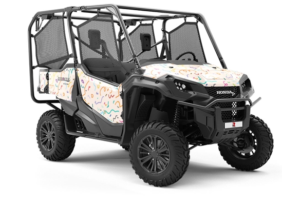 Borrowed String Abstract Utility Vehicle Vinyl Wrap