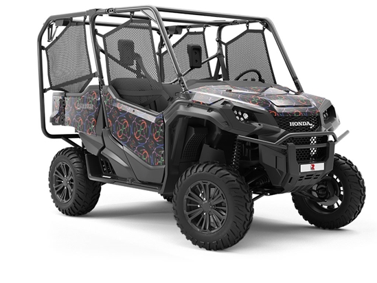 Chasing Night Abstract Utility Vehicle Vinyl Wrap