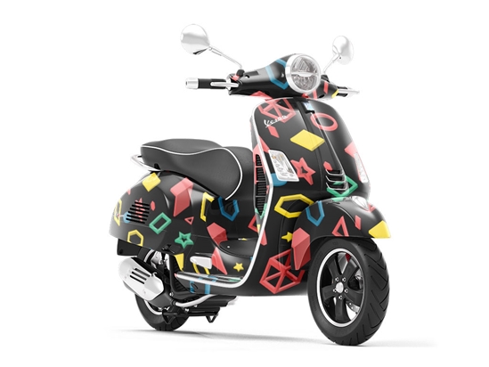 Digital Witness Abstract Vespa Scooter Wrap Film