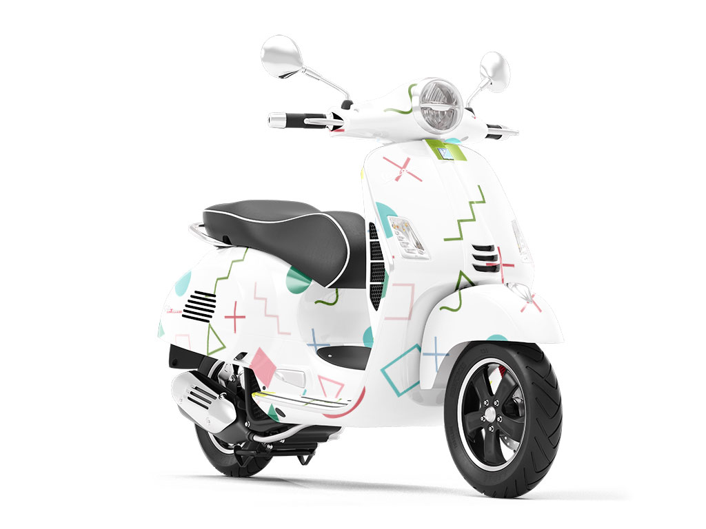 Dress Up Abstract Vespa Scooter Wrap Film