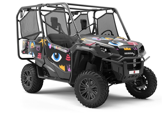 Just Drive Abstract Utility Vehicle Vinyl Wrap