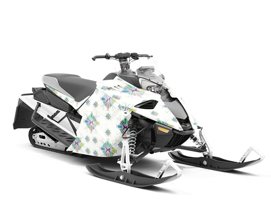 My Delilah Abstract Custom Wrapped Snowmobile