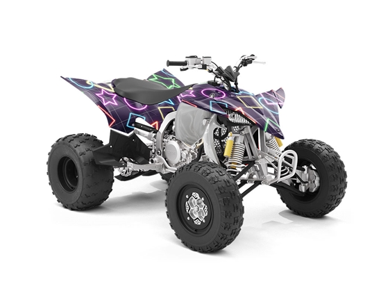 Neon Bowling Abstract ATV Wrapping Vinyl