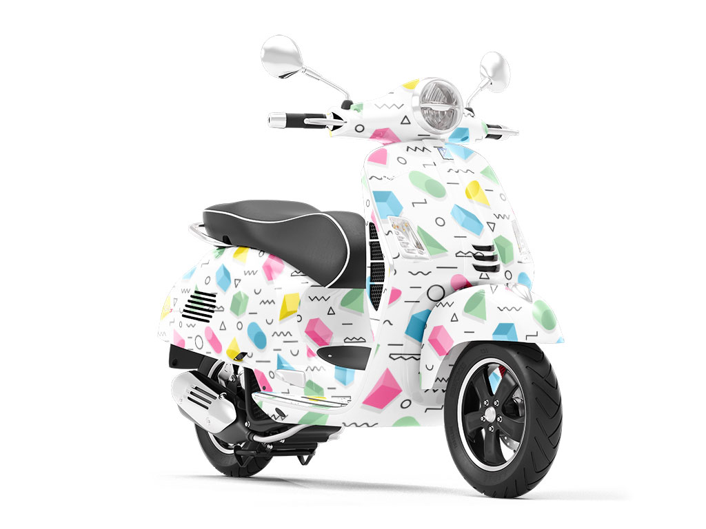 Regained Equilibrium Abstract Vespa Scooter Wrap Film