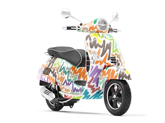 Tall Tales Abstract Vespa Scooter Wrap Film