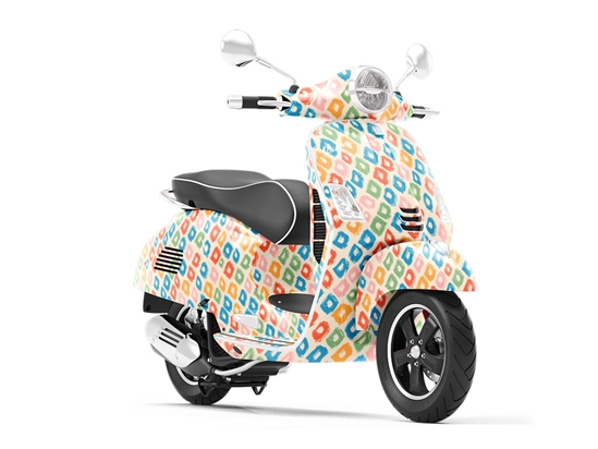 Total Excitement Abstract Vespa Scooter Wrap Film