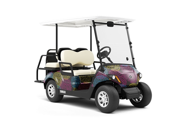 Winners Celebration Abstract Wrapped Golf Cart