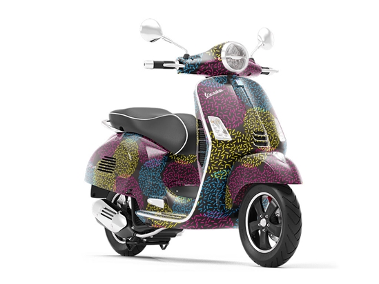 Winners Celebration Abstract Vespa Scooter Wrap Film
