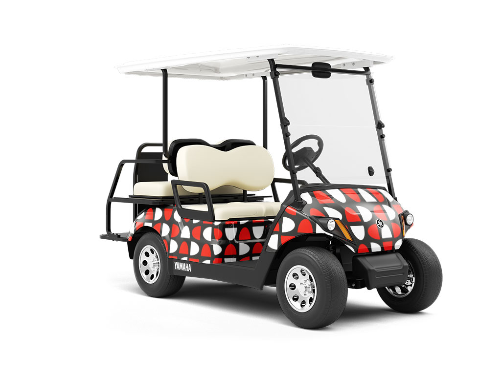Medicinal Alarm Abstract Wrapped Golf Cart