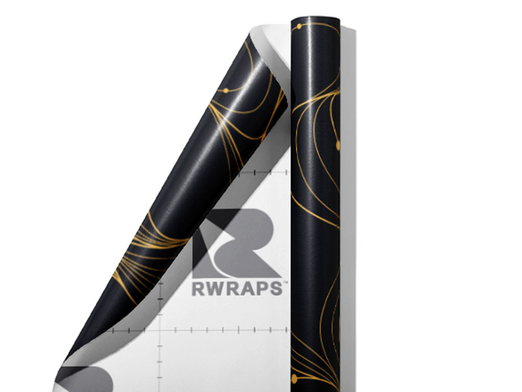 Electric Type Abstract Wrap Film Sheets