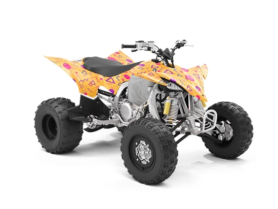 Squirmy Geometry Abstract ATV Wrapping Vinyl