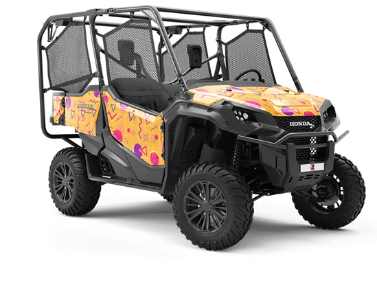 Squirmy Geometry Abstract Utility Vehicle Vinyl Wrap