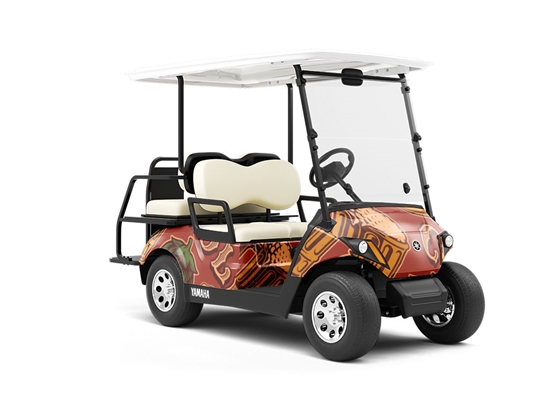 Heavy Pour Alcohol Wrapped Golf Cart