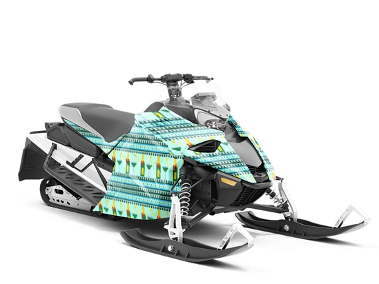 Pixel Celebrations Alcohol Custom Wrapped Snowmobile