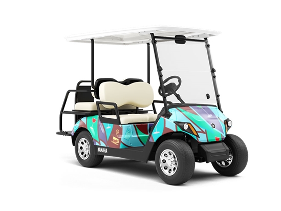 Any Occasion Alcohol Wrapped Golf Cart