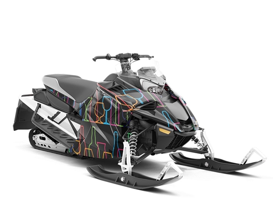 Going Cross-Eyed Alcohol Custom Wrapped Snowmobile